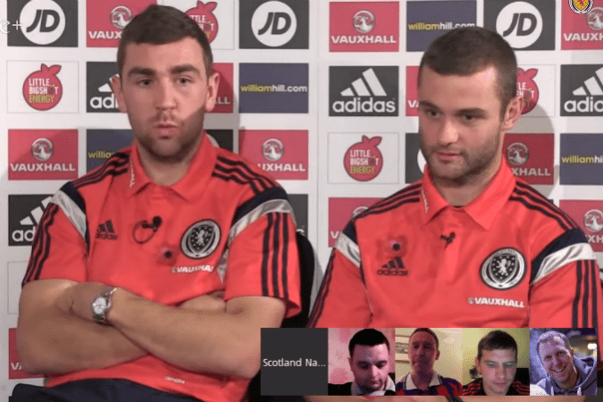 Scottish Football Association: Google+ Hangout