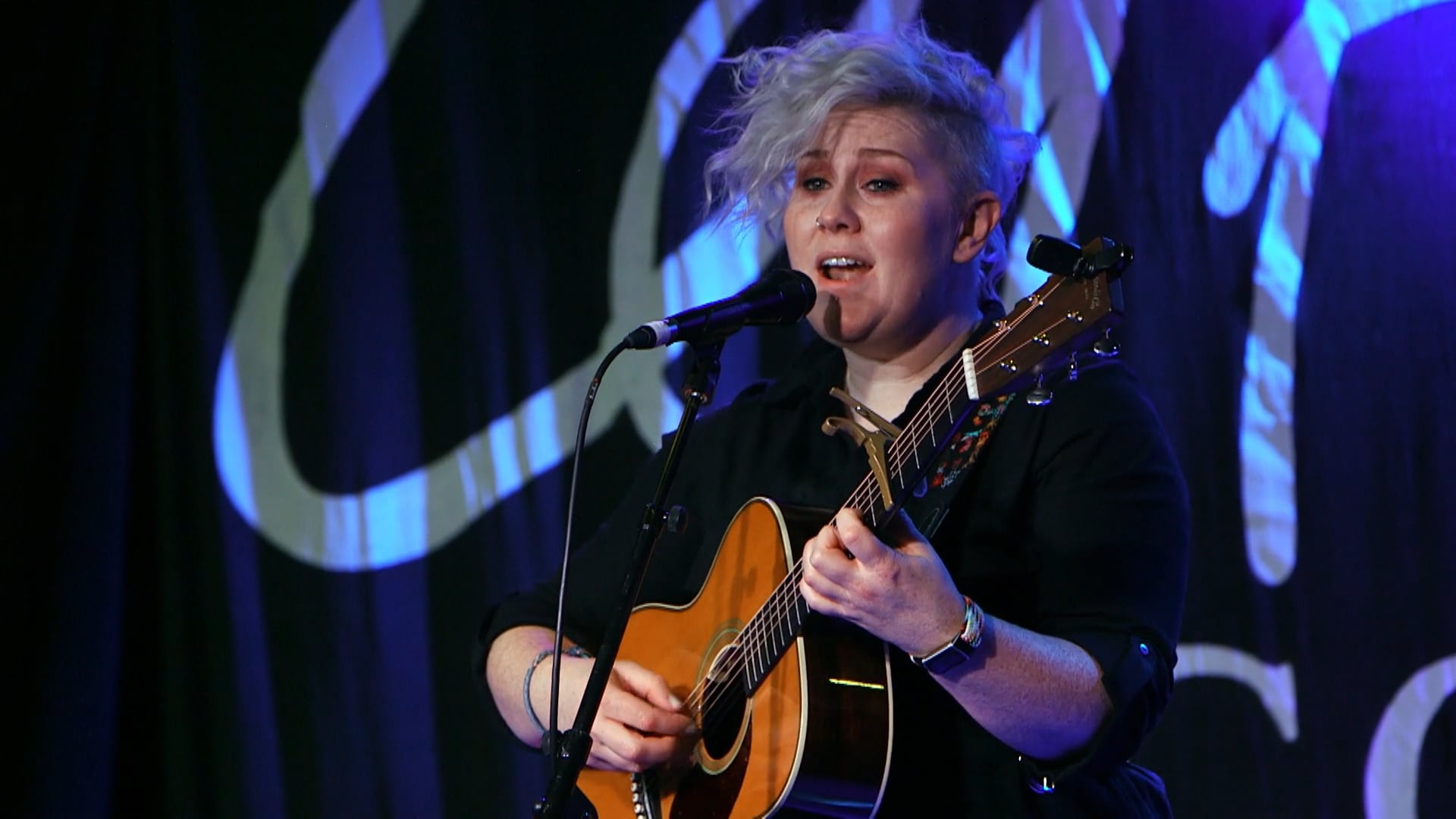 Grainne Hunt, Irish Singer, filmed by Inner Ear as part of the Culture Ireland Showcase Scotland 2025 presentation